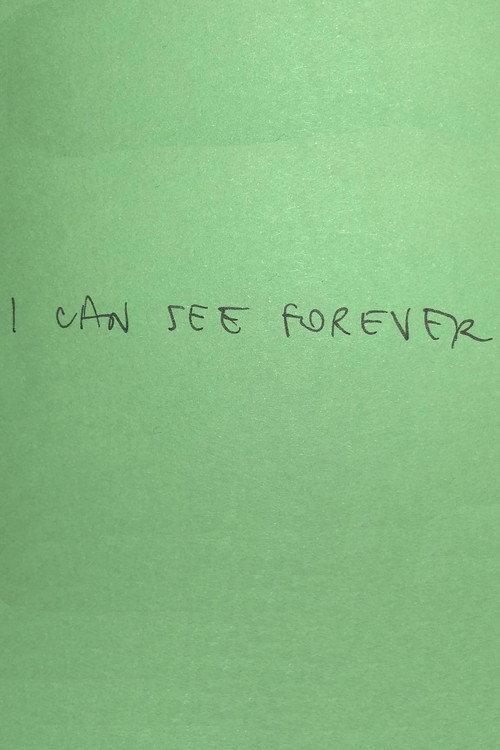 I Can See Forever 2018 official movie poster