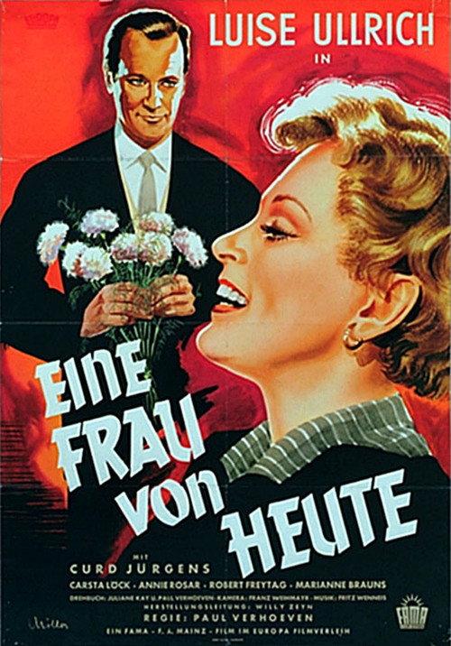 Eine Frau von heute 1954 official movie poster