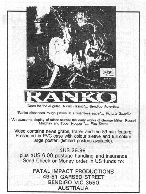 Ranko 1989 official movie poster