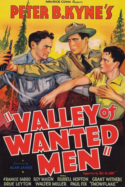 Valley of Wanted Men 1935 official movie poster