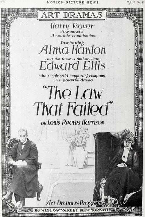 The Law That Failed 1917 official movie poster