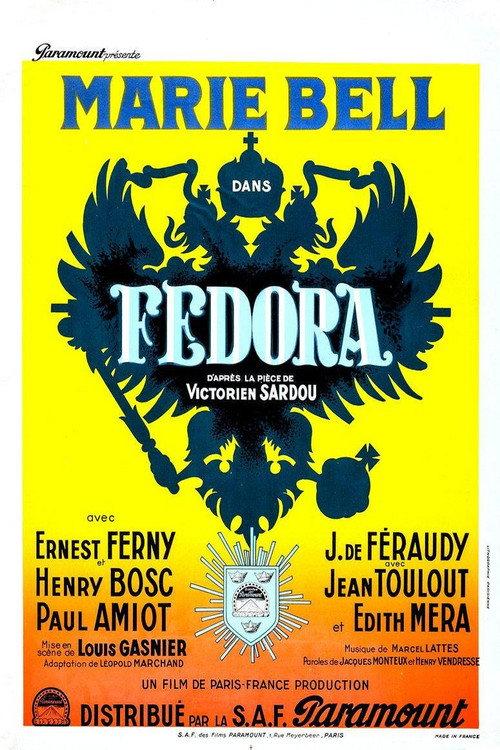 Fedora 1934 official movie poster