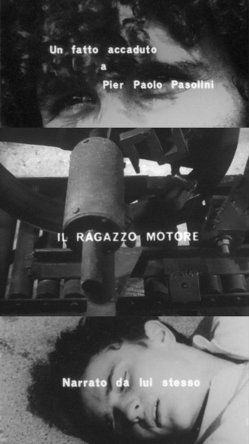 Il ragazzo motore 1967 official movie poster