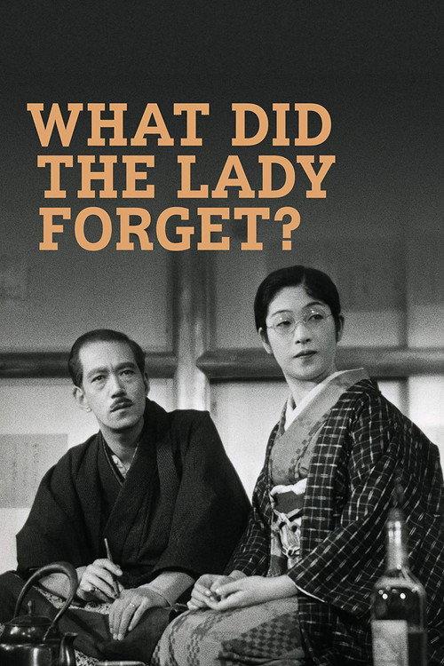 What Did the Lady Forget? 1937 official movie poster