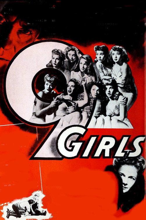 Nine Girls 1944 official movie poster