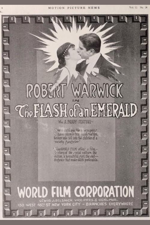 The Flash of an Emerald 1915 official movie poster