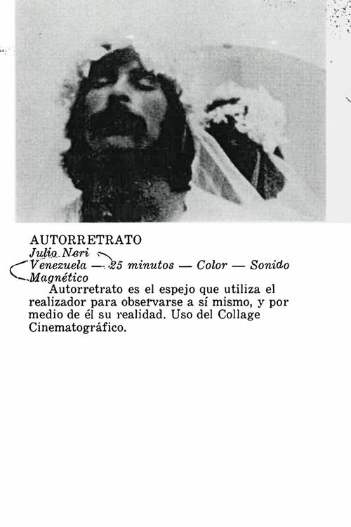 Autorretrato 1976 official movie poster