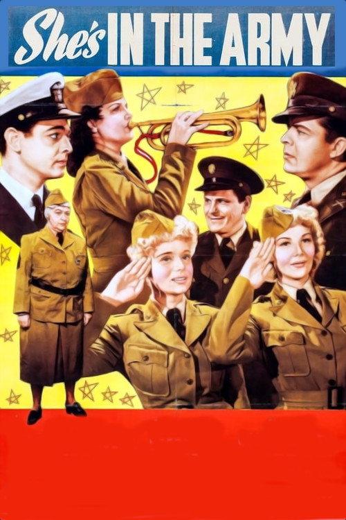 She's in the Army 1942 official movie poster