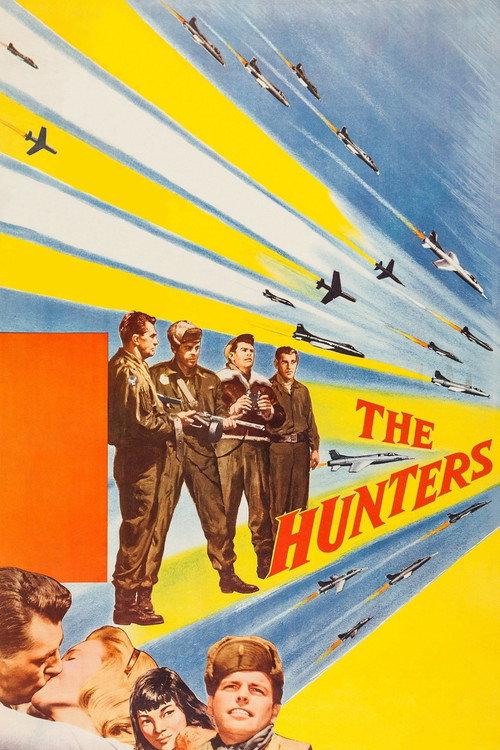 The Hunters 1958 official movie poster