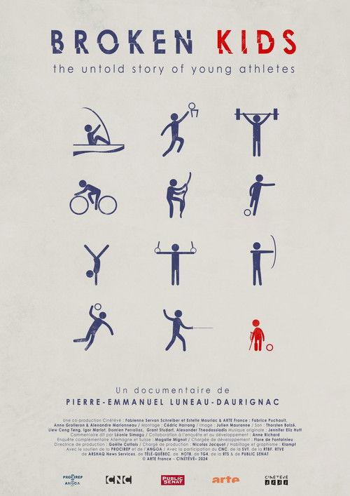 Broken Kids: The Untold Story of Young Athletes 2024 official movie poster