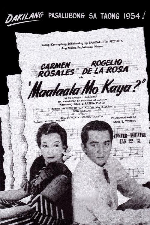 Maalaala Mo Kaya? 1954 official movie poster