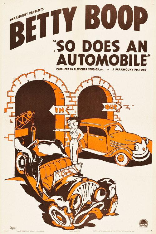 So Does an Automobile 1939 official movie poster