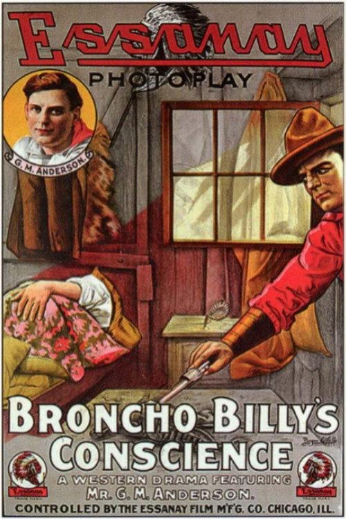Broncho Billy's Conscience 1913 official movie poster