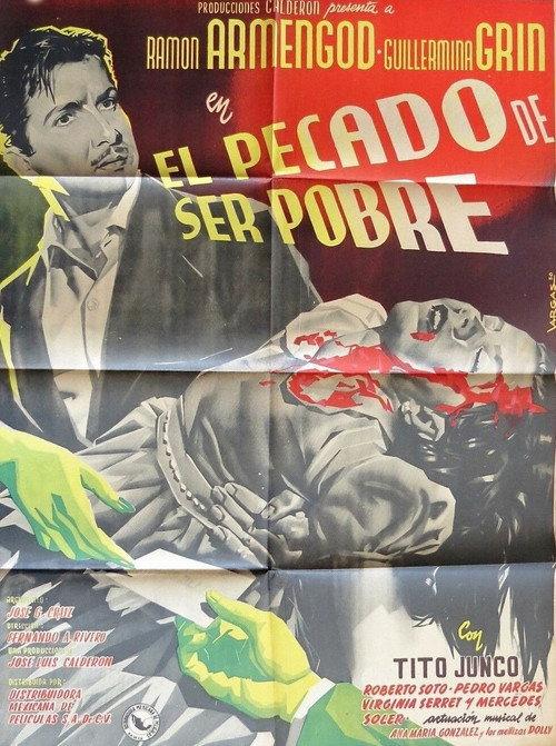 El pecado de ser pobre 1950 official movie poster