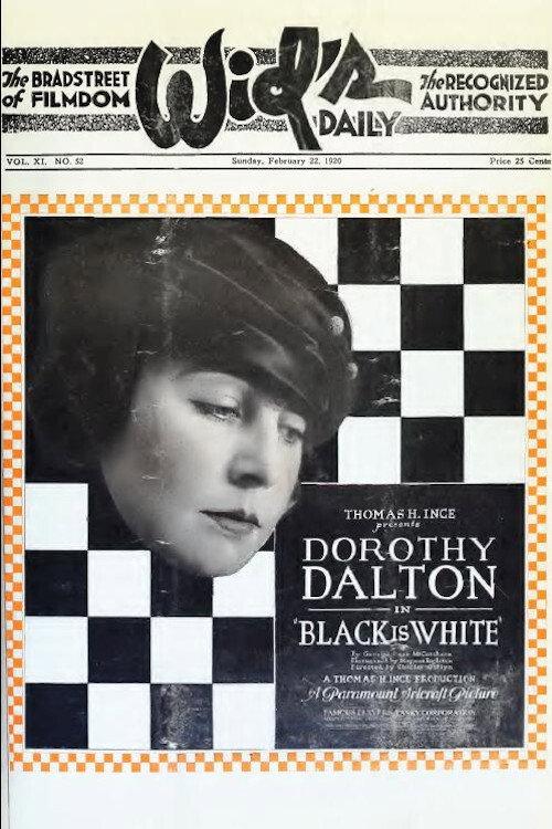 Black Is White 1920 official movie poster