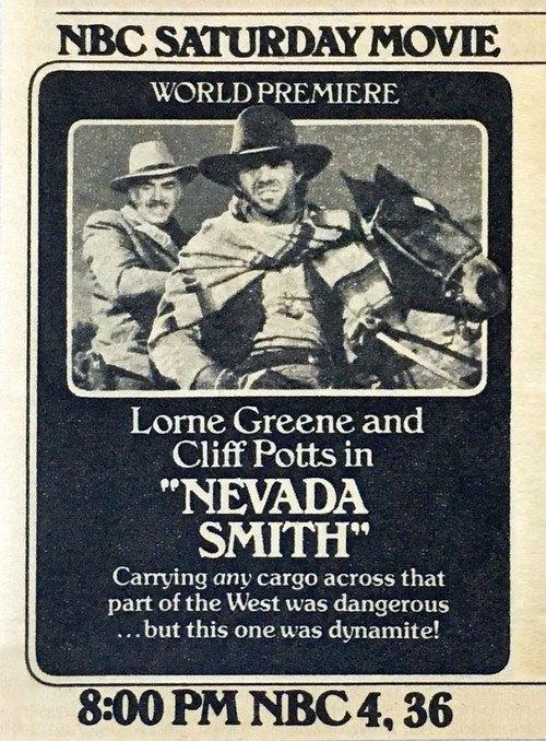 Nevada Smith 1975 official movie poster