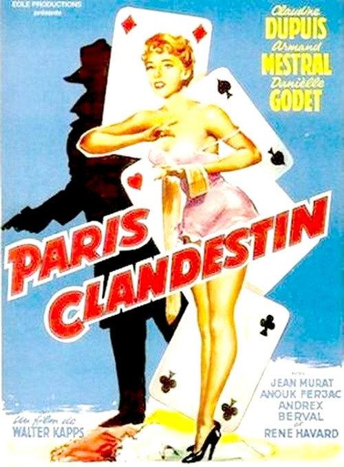 Clandestine Paris 1957 official movie poster