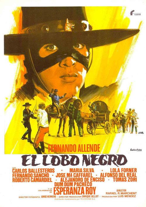 The Black Wolf 1981 official movie poster