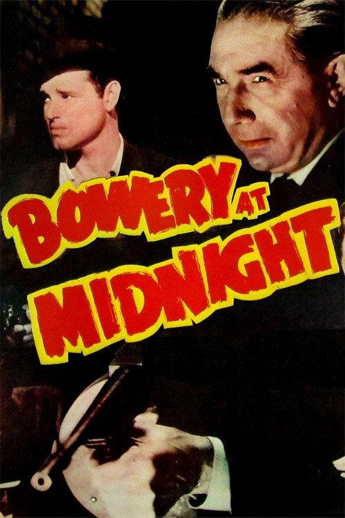 Bowery at Midnight 1942 official movie poster