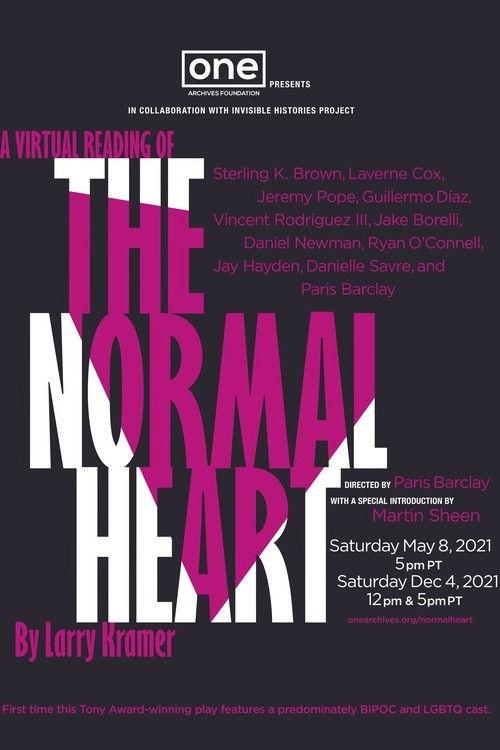 The Normal Heart 2021 official movie poster