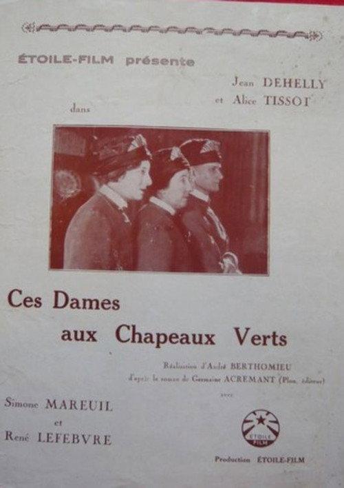 Ces dames aux chapeaux verts 1929 official movie poster