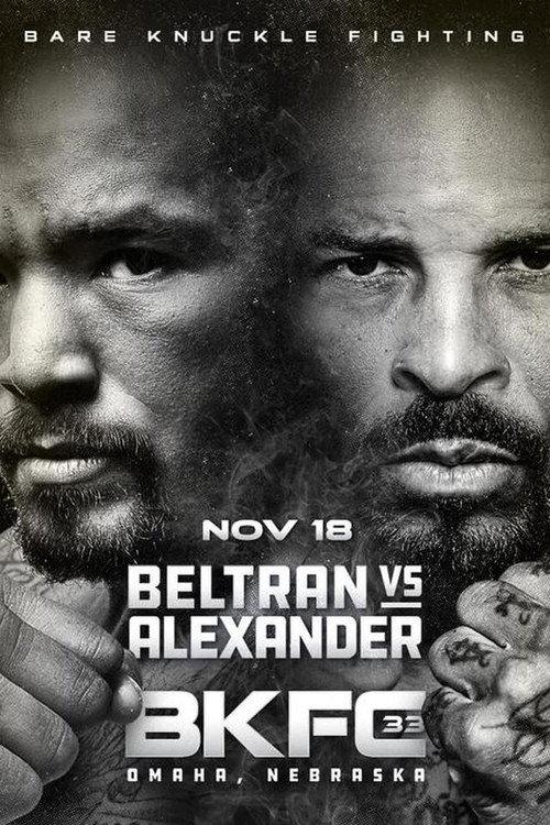 BKFC 33: Beltran vs Alexander 2022 official movie poster