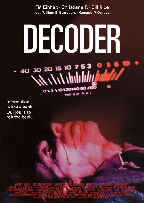 Decoder 1984 official movie poster