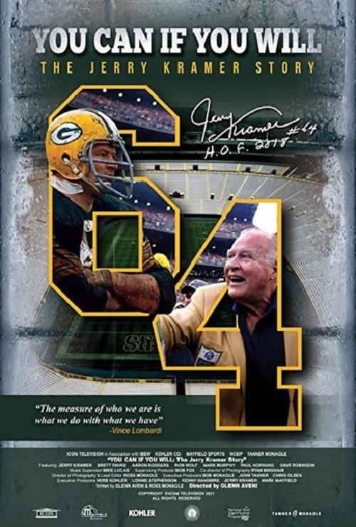 You Can If You Will: The Jerry Kramer Story 2021 official movie poster