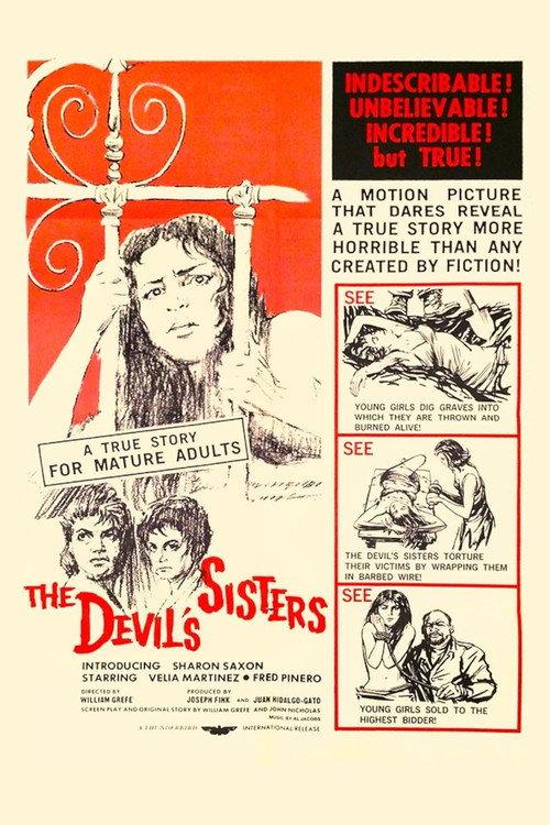 The Devil's Sisters 1966 official movie poster