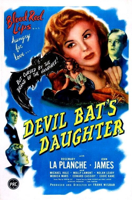 Devil Bat's Daughter 1946 official movie poster