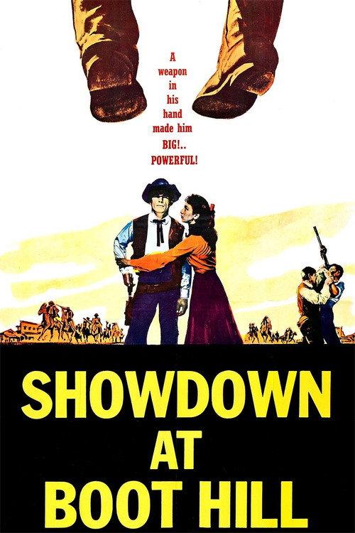 Showdown at Boot Hill 1958 official movie poster