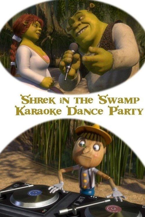 Shrek in the Swamp Karaoke Dance Party 2001 official movie poster
