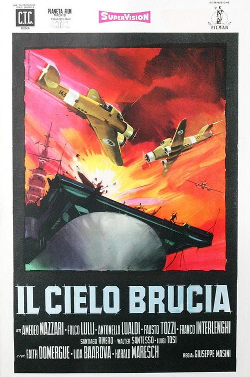 Il cielo brucia 1958 official movie poster