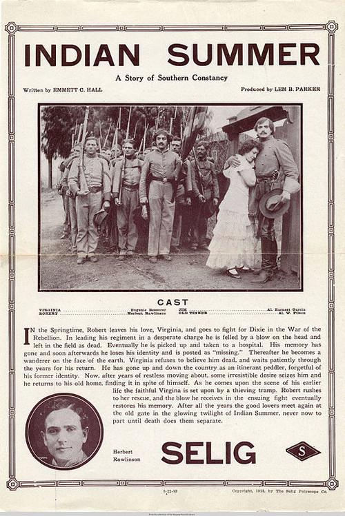 Indian Summer 1913 official movie poster