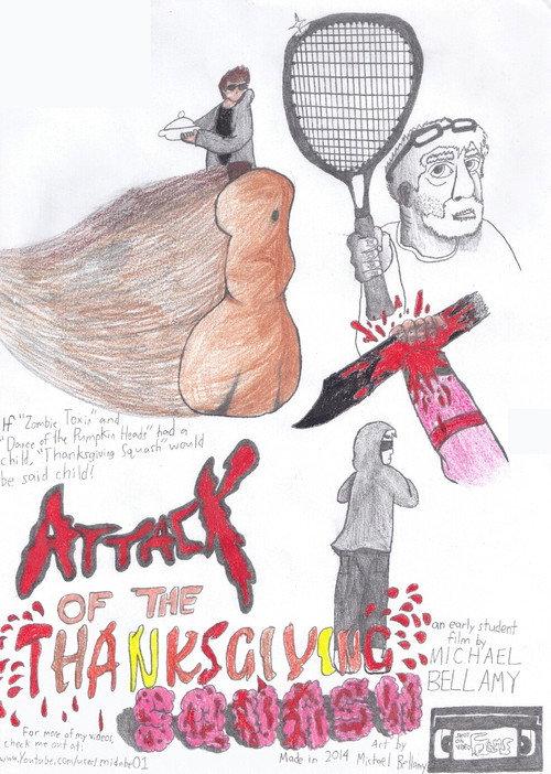 Attack of the Thanksgiving Squash 2014 official movie poster