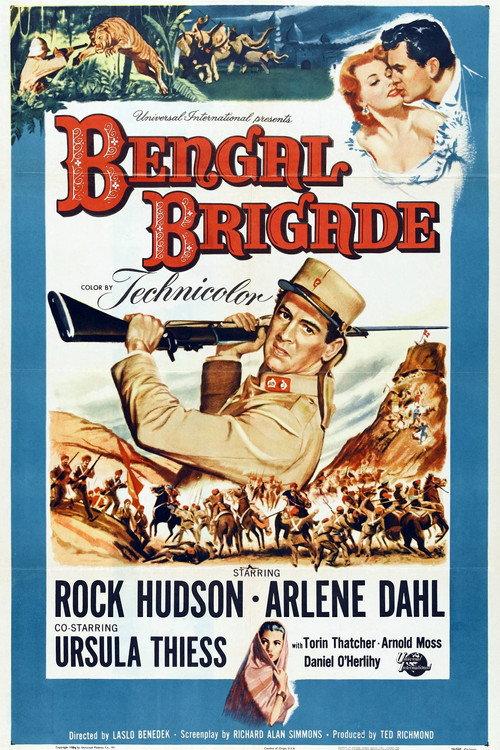 Bengal Brigade 1954 official movie poster