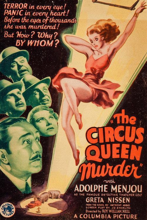 The Circus Queen Murder 1933 official movie poster