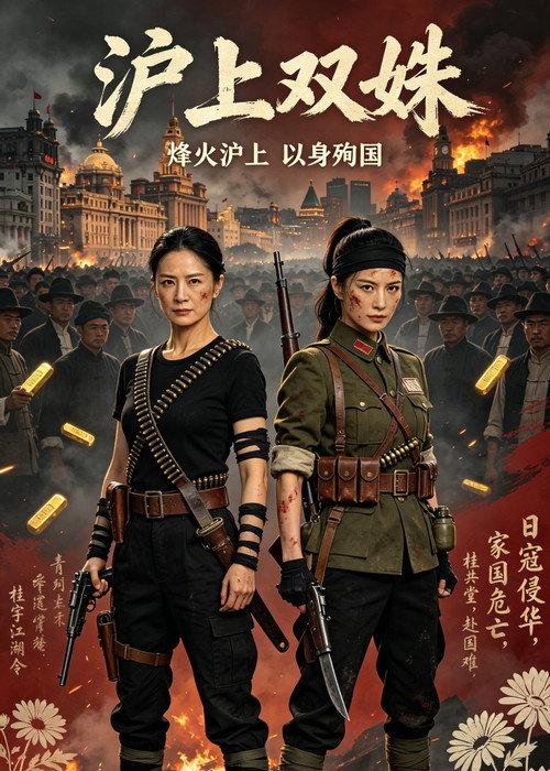 Two Heroines of Shanghai 2026 official movie poster