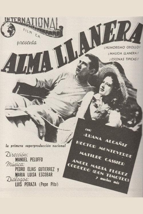 Alma llanera 1945 official movie poster