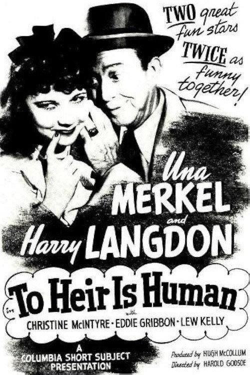 To Heir Is Human 1944 official movie poster