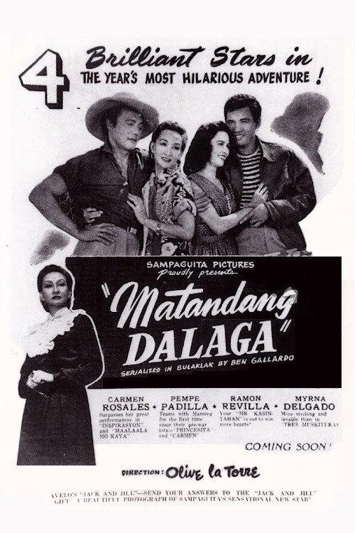 Matandang Dalaga 1954 official movie poster