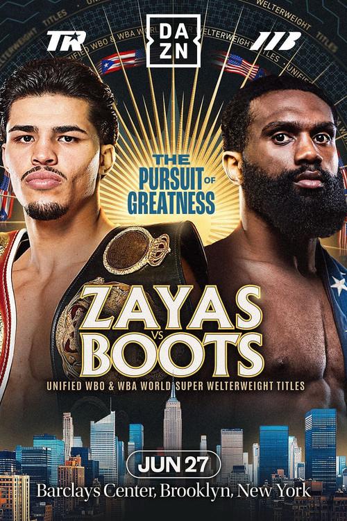 Xander Zayas vs. Jaron Ennis 2026 official movie poster