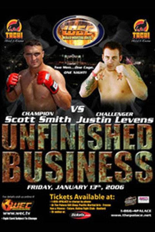 WEC 18: Unfinished Business 2006 official movie poster