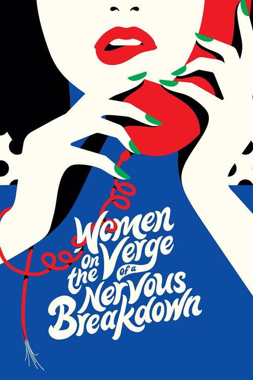 Women on the Verge of a Nervous Breakdown 1988 official movie poster
