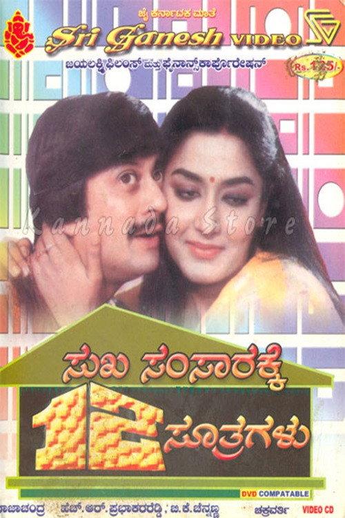 Sukha Samsarakke Hanneradu Sutragalu 1984 official movie poster