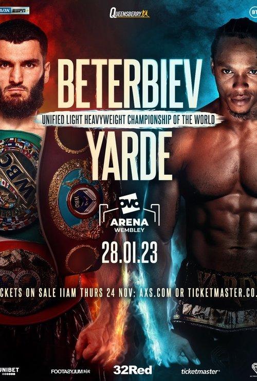 Artur Beterbiev vs. Anthony Yarde 2023 official movie poster