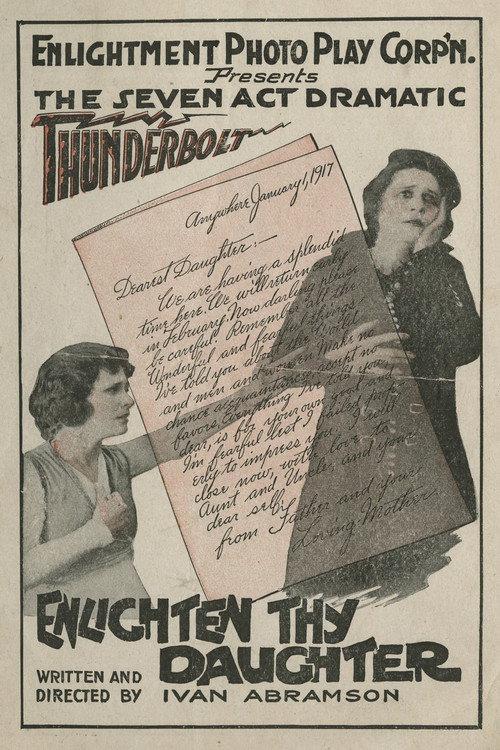 Enlighten Thy Daughter 1917 official movie poster