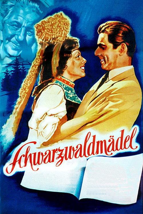 The Black Forest Girl 1950 official movie poster