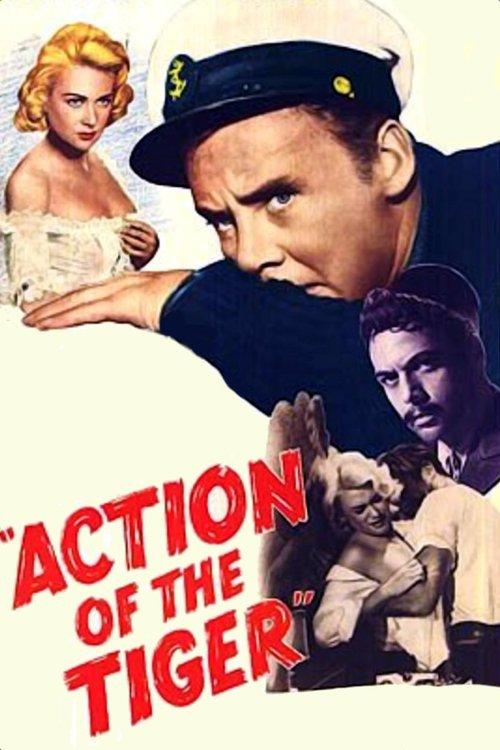 Action of the Tiger 1957 official movie poster