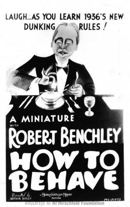 How to Behave 1936 official movie poster